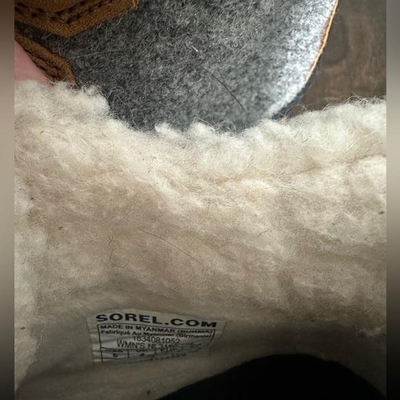 Sorel Women's Out N About Plus Felt Ankle Boots Waterproof Duck Gray Size 6 - Picture 9 of 10